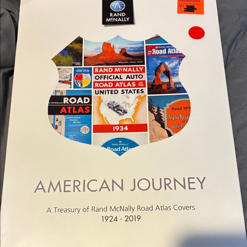 Rand McNally American Journey Road Atlas Cover Book - White
